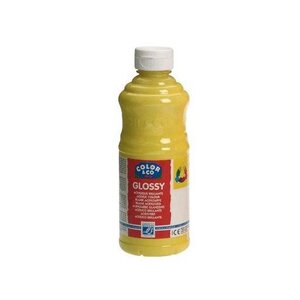 Flacon de 500ml Acrylique Glossy Jaune primaire LEFRANC BOURGEOIS