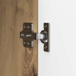 vidaXL Meuble TV 102 x 34 5 x 50 cm Chêne artisanal Bois d'ingénierie
