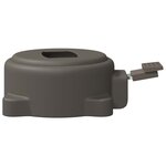 vidaXL Pied de parasol Argent 23 x 14 x 6 cm