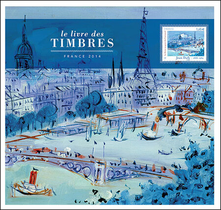 Livre des timbres de l'année 2014