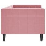 vidaXL Lit de repos rose 80x200 cm velours