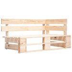 vidaXL Salon de jardin palette 6Pièces avec coussins Bois de pin imprégné