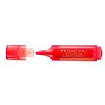 Surligneur TEXTLINER 1546 Pointe Biseau 1 - 5 mm Rouge x 10 FABER-CASTELL