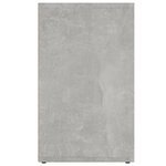 vidaXL Armoire à chaussures Gris béton 52 5x30x50 cm