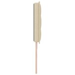 vidaXL Tête de lit Design Lignes Crème 90 cm Tissu