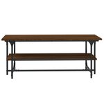 vidaXL Table basse Chêne marron 100x50x40 cm Bois d'ingénierie