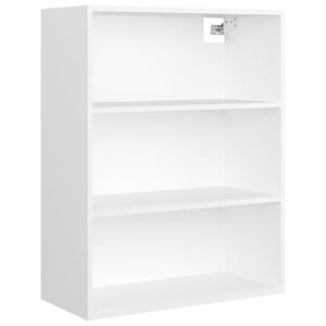 vidaXL Armoire murale suspendue Blanc 69 5x32 5x90 cm