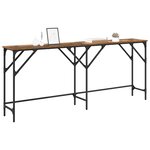 vidaXL Table console Bois Ancien 180 x 30 x 75 cm Bois d'ingénierie
