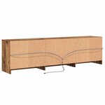 vidaXL Meuble TV avec tiroir Marron 180 x 34 x 50 cm Bois d'ingénierie