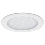 Kit 2 spots encastrés pour meubles LED 2x2 5W rond chromé