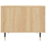 vidaXL Tables basses 2 Pièces chêne sonoma 50x50x40 cm bois d'ingénierie