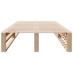 vidaXL Cadre de lit sans matelas 90x200 cm bois de pin massif