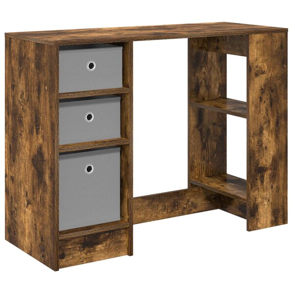 vidaXL Bureau Chêne fumé 100 x 40 x 75 cm Bois d'ingénierie