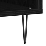 vidaXL Meuble de rangement Chêne noir 84 5x38x90 cm Bois d'ingénierie
