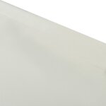 vidaXL Lit de repos d'extérieur avec auvent Blanc crème