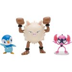 Jazwares PKW4088 - Pokémon Pack de 3 Figurines de Combat