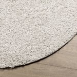 vidaXL Tapis shaggy PAMPLONA poils longs moderne crème Ø 80 cm