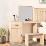 vidaXL Coiffeuse 95x50x134 cm Bois de pin massif