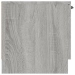 vidaXL Meuble TV Sonoma gris 102x35x36 5 cm Bois d'ingénierie