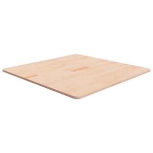 vidaXL Dessus de table carré 80x80x1 5 cm Bois chêne massif non traité