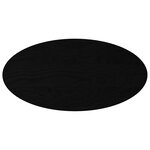 vidaXL Dessus de table 100x50x2 cm bois de chêne massif ovale