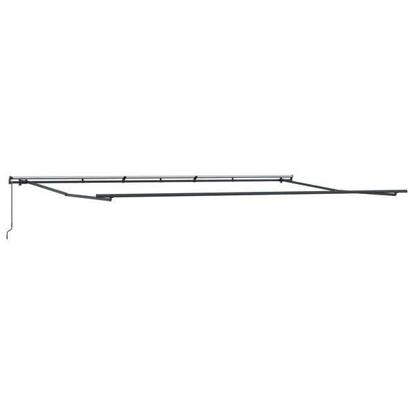 vidaXL Auvent Rétractable orange et marron 600 × 350 cm