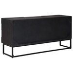 vidaXL Meuble TV avec tiroir avec étagère Noir 105 x 30 x 54 cm