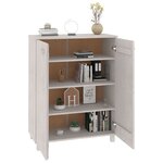 vidaXL Armoire à chaussures HAMAR Blanc 85x40x108 cm Bois de pin