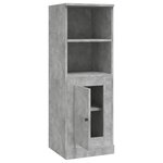 vidaXL Buffet haut gris béton 36x35 5x103 5 cm bois d'ingénierie