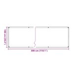 vidaXL Housse de protection plantes avec œillets 1x3 m polyéthylène