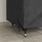 vidaXL Housse de chaise de jardin Noir 70 x 70 x 85 / 125 cm Tissu 600D