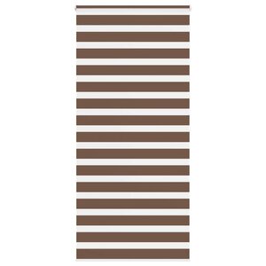 vidaXL Store zèbre marron 100x200 cm largeur du tissu 95 9cm polyester