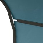 vidaXL Tunnel de lit 2 Pièces Bleu clair 211 x 52 5 x 2 cm Polyester