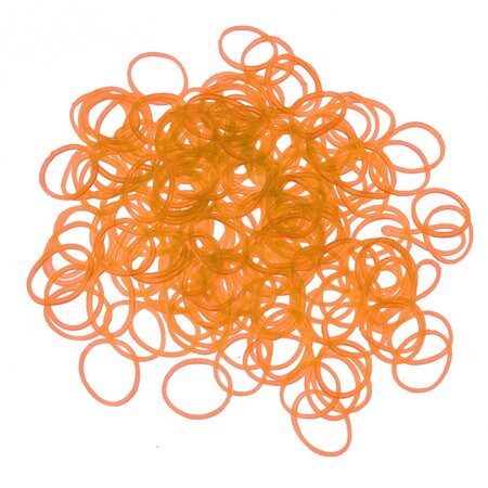 200 élastiques loom phosphorescent orange