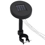 vidaXL Tonnelle avec guirlande lumineuse à LED 3x3 m Blanc