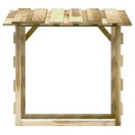vidaXL Pergolas avec toits 6 Pièces 100x90x100 cm Bois de pin imprégné
