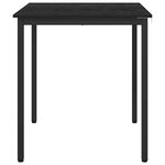 vidaXL Table de salle à manger / Table de repas MÉTAL