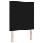 vidaXL Tête de Lit LED Geometric Manuel Gris clair 80 cm Velours