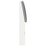 vidaXL Tête de lit capitonnée Gris clair 135 cm Pin massif