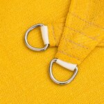 vidaXL Voile d'ombrage 160 g/m² rectangulaire jaune 3 5x5 m PEHD
