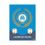 Cahier De Textes - 17x22cm - Club de Football OM Droit Au But - Bleu Ciel