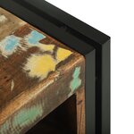 vidaXL Râtelier à vin 34 5x35x39 cm en bois massif de récup