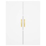 vidaXL Armoire murale blanc 69 5x34x90 cm