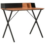 Bureau table poste de travail meuble d'ordinateur informatique étude et 80 x 50 x 84 cm noir 02_0023928