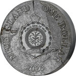 Monnaie OUT OF SPACE Météorite Sikhote-Alin 1$ Niue 2026