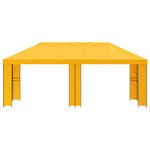vidaXL Abri de jardin 6 x 3 m Jaune Polyester et Acier 190 gsm