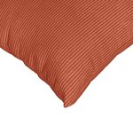 vidaXL Coussins de canapé 2 Pièces Rouge orange 45 x 45 cm