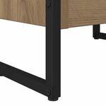 vidaXL Bibliothèque Chêne artisan 80 x 30 x 155 cm Bois d'ingénierie