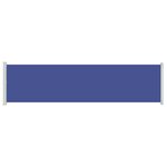 vidaXL Auvent latéral rétractable de patio 600x160 cm bleu