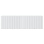 vidaXL Meuble TV mural Blanc 98 x 31 x 30 cm Bois d'ingénierie